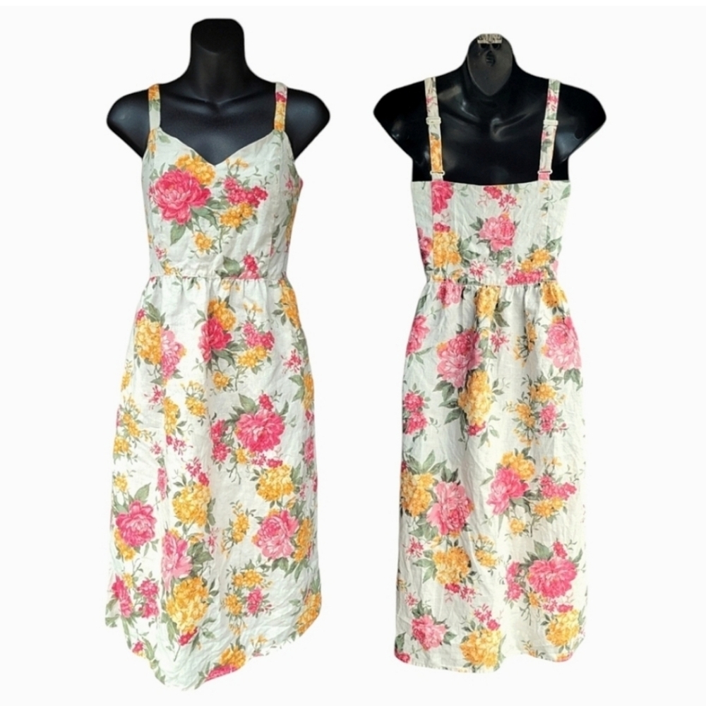 Cynthia Rowley Linen Dress Sz 8